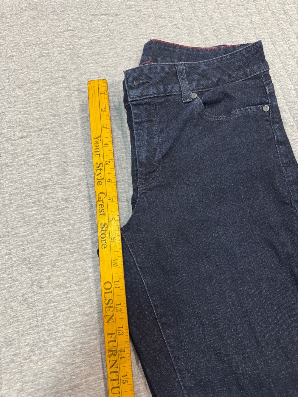 Talbots Curvy bootcut jeans dark wash Sz 6 - Picture 4 of 8